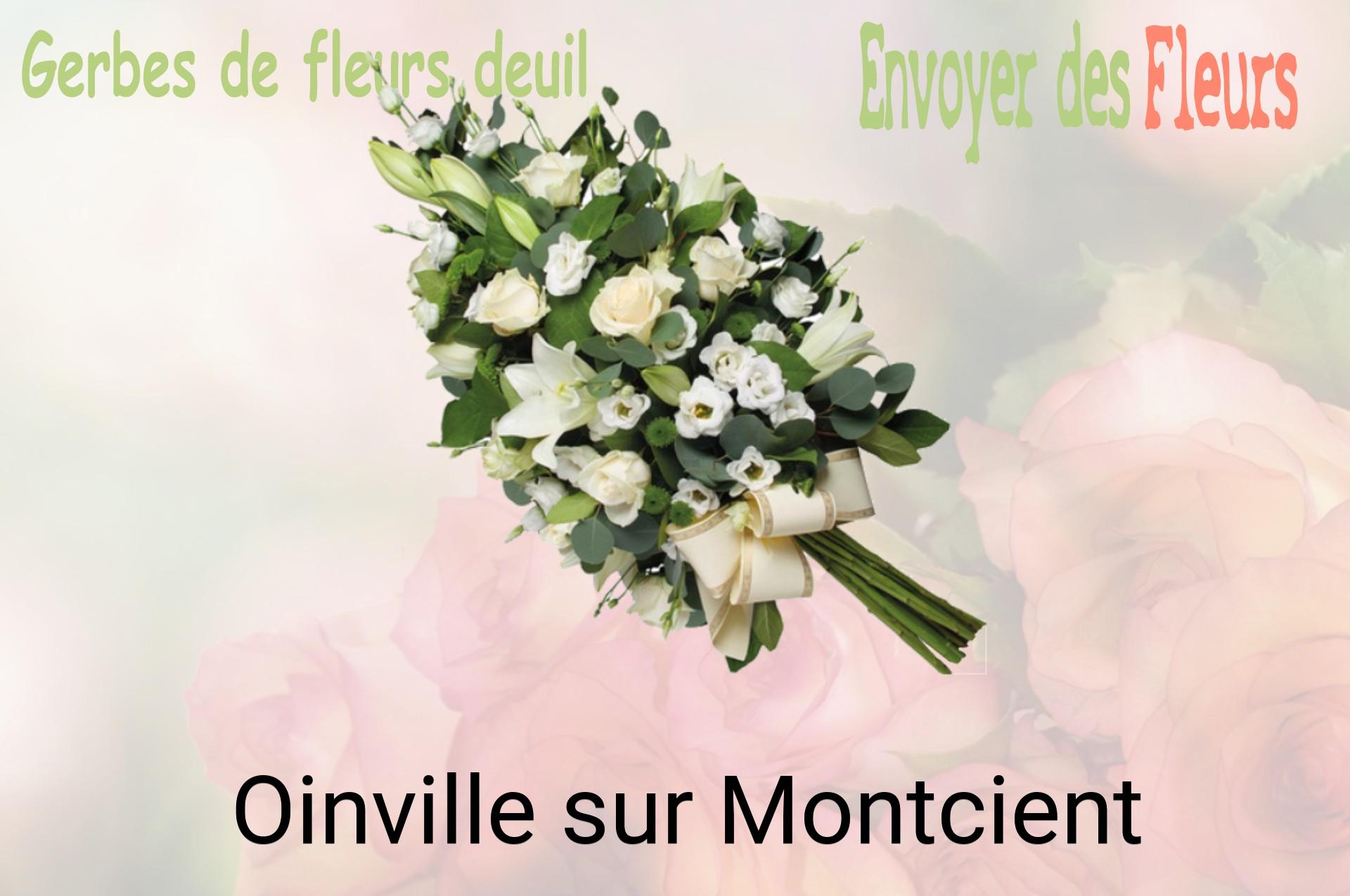 Gerbe de fleurs de deuil livrée à Oinville-sur-Montcient